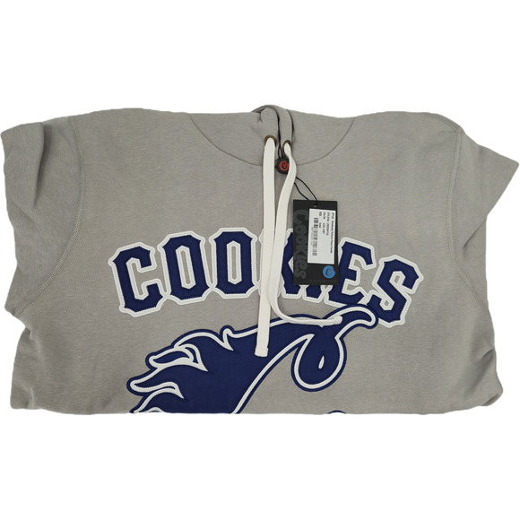 Cookies Breakaway Pullover Fleece Hoodie - Cool Grey - Small - Picture 1 of 10